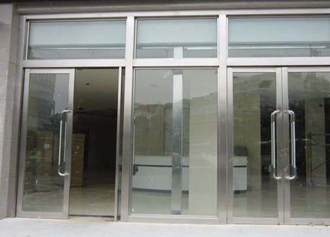 西安玻璃地彈門