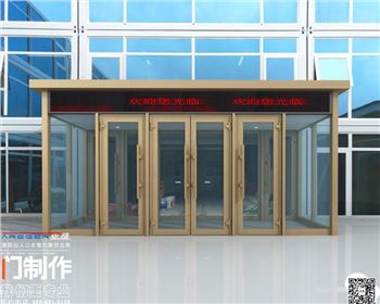 西安玻璃地彈門價格